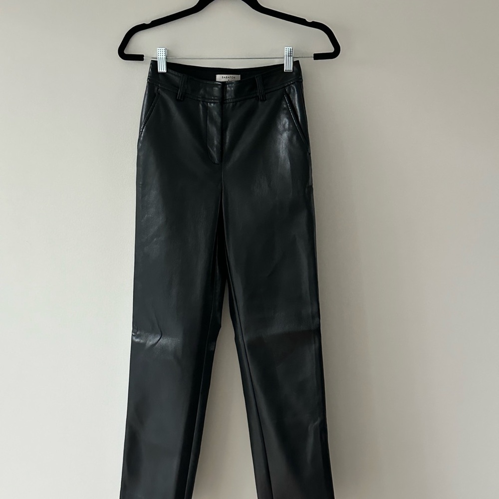 Babaton Command Faux Leather Pants